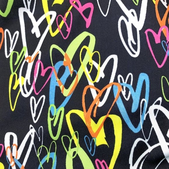 Womens Cheer Dance Boy Cut Hot Pants Hearts Low Rise Small JB Bloomers - Picture 3 of 7